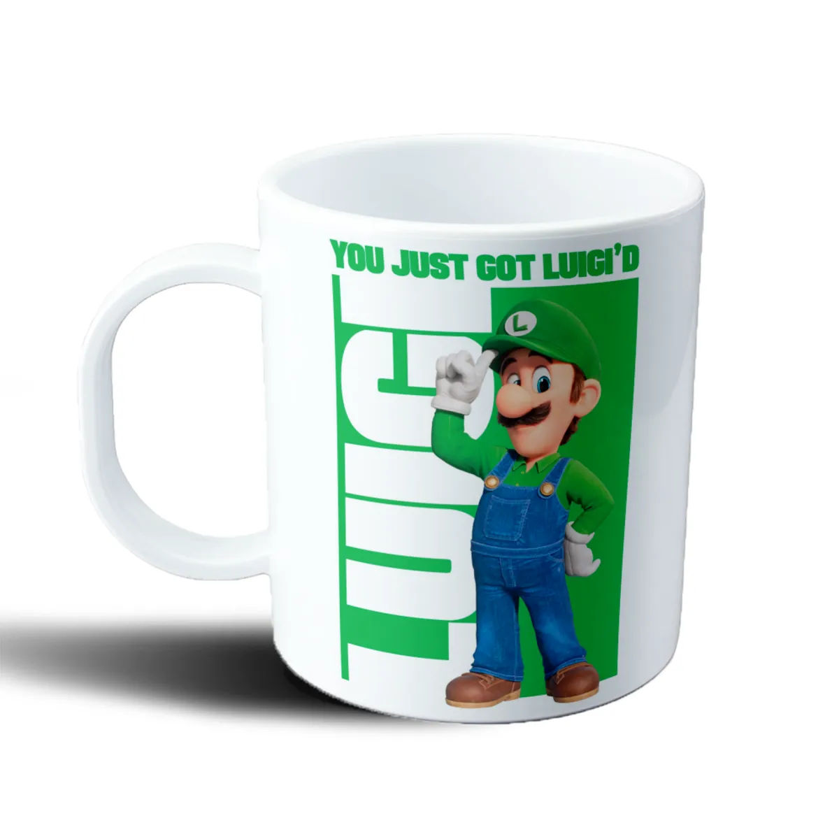 Taza de Plástico Super Mario Bros Luigi You Just Got Luigi'd - vista 2