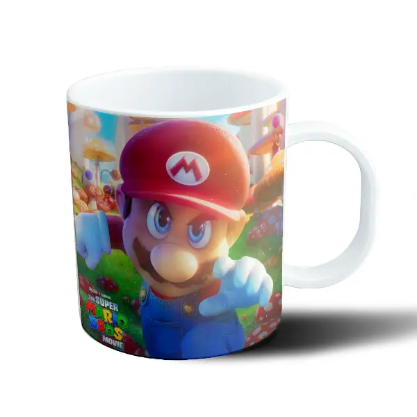 Taza de Plástico Mario Bros Película Mario