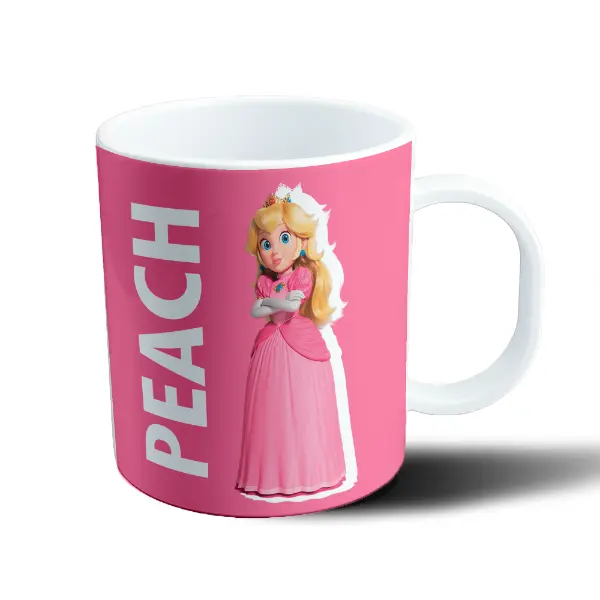 Taza de Plástico Super Mario Bros Princesa Peach