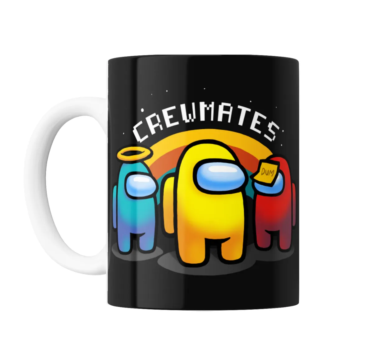 Taza de Cerámica Among Us Crewmates Arcoíris - vista 2
