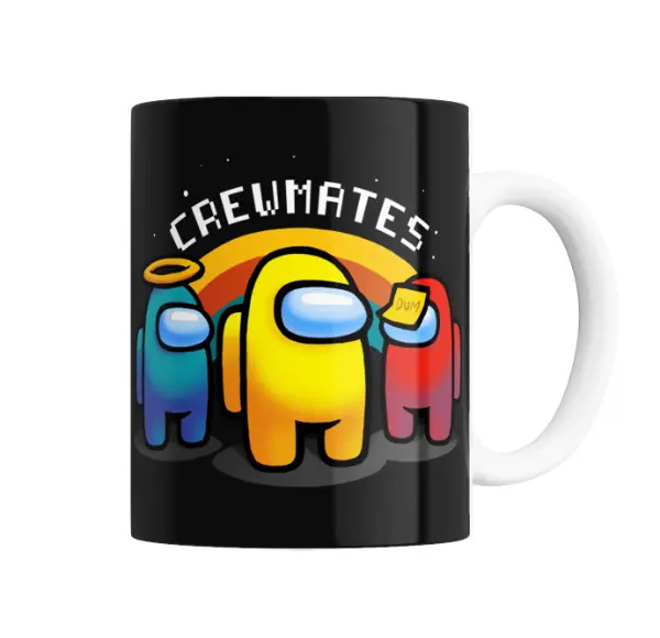 Taza de Cerámica Among Us Crewmates Arcoíris