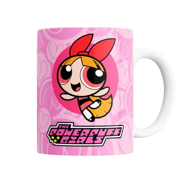 Taza de Cerámica Chicas Superpoderosas Burbuja