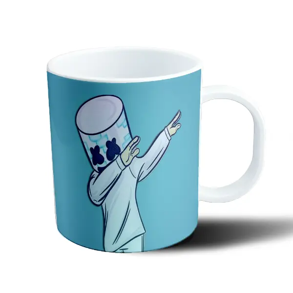 Taza de Plástico Marshmello Dab
