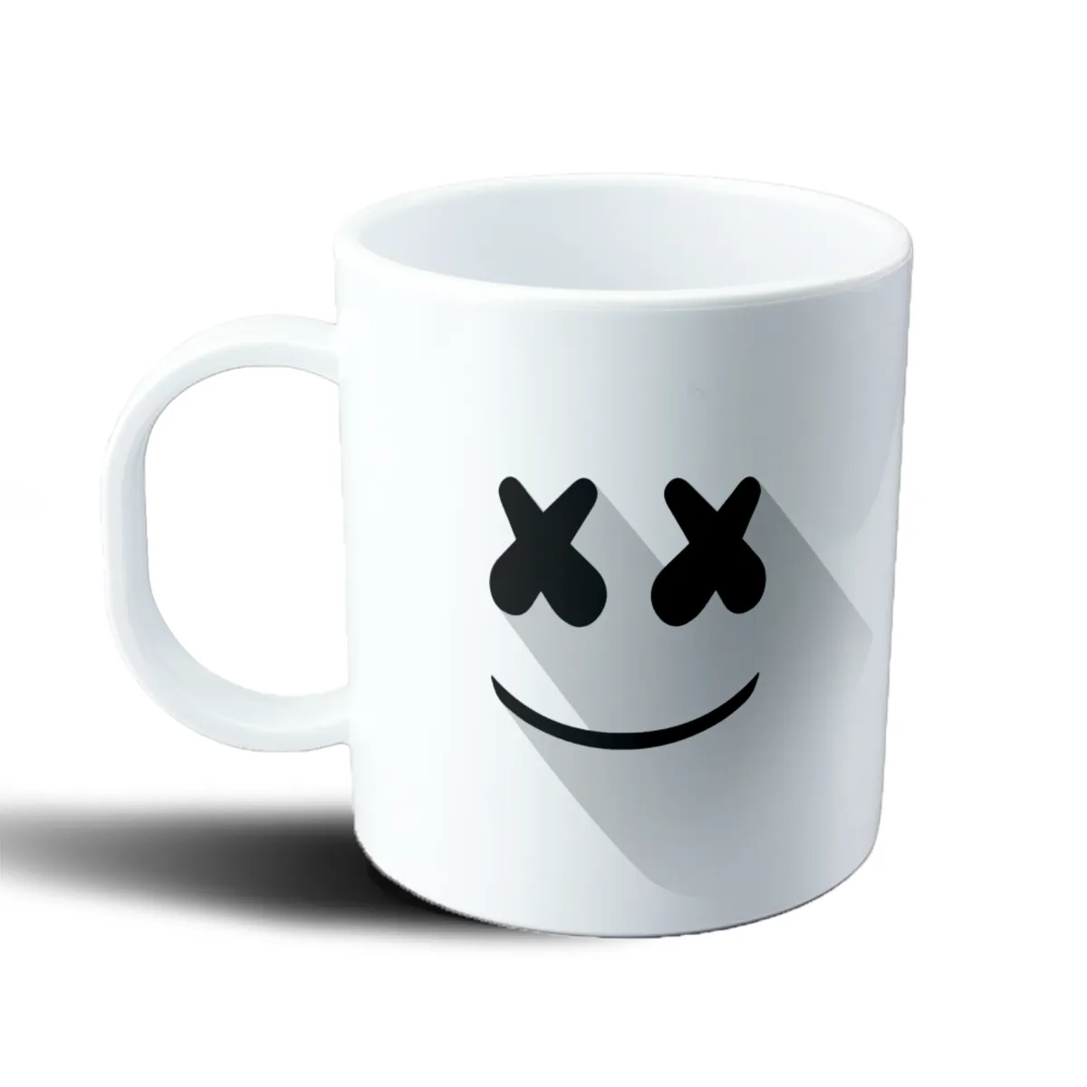 Taza de Plástico Marshmello Carita - vista 2