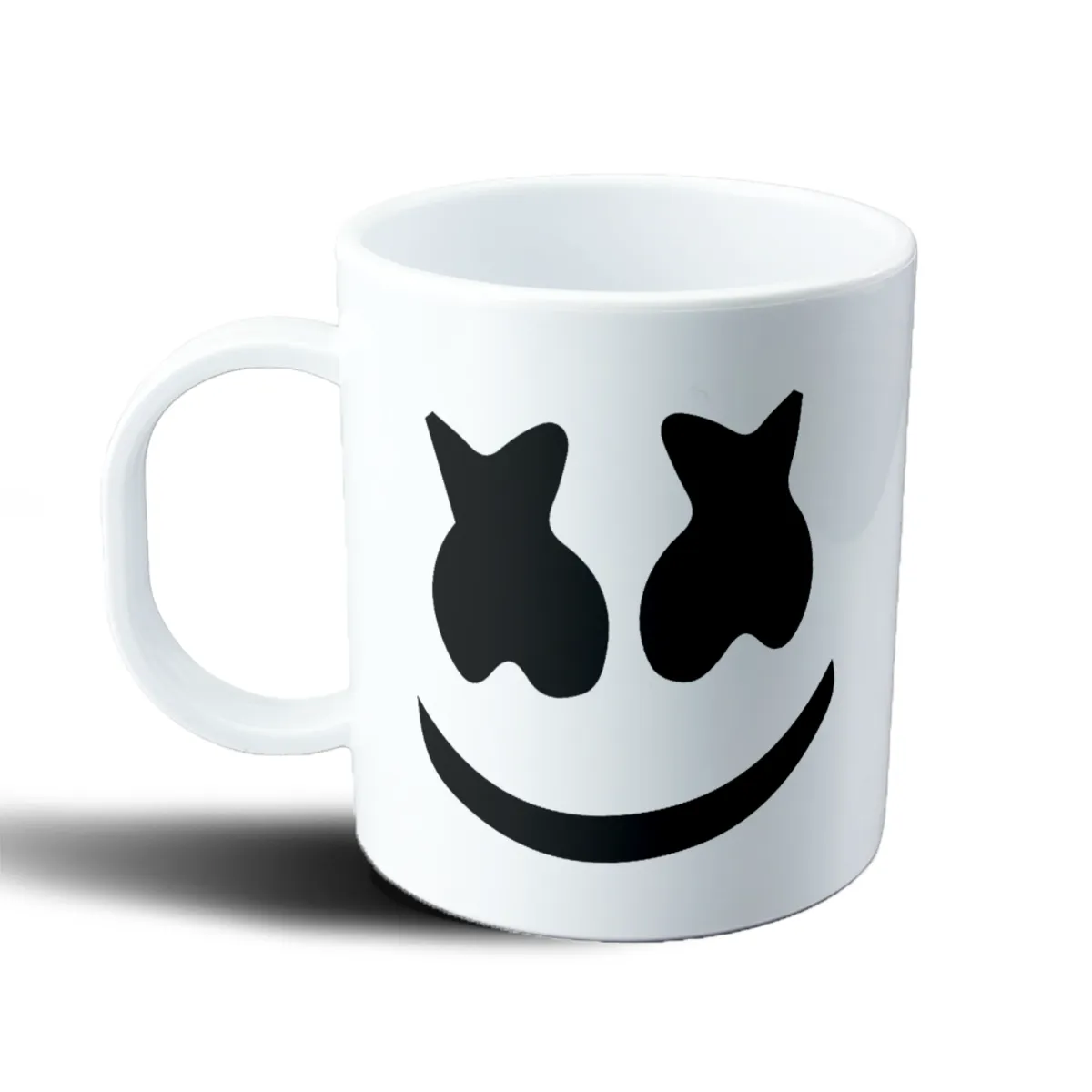 Taza de Plástico Marshmello Mascara Sonriente - vista 2