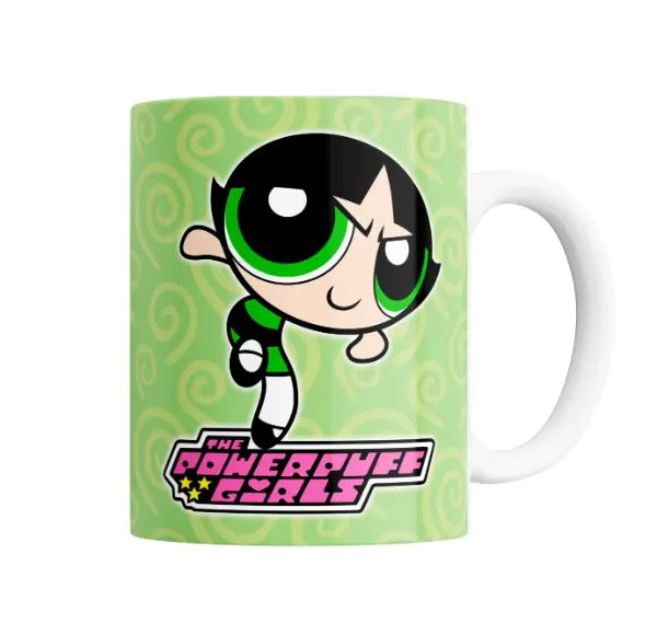 Taza de Cerámica Chicas Superpoderosas Burbujita