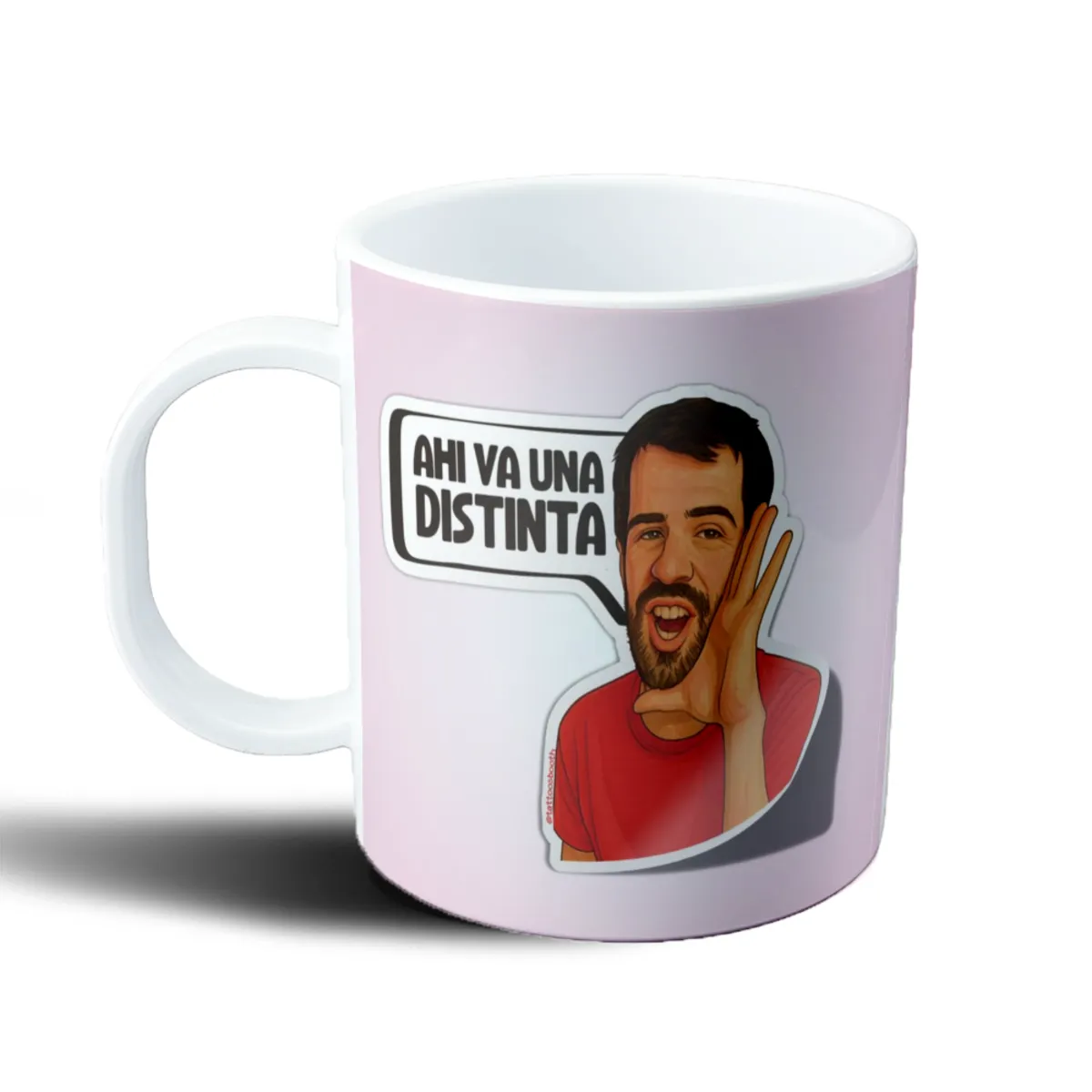 Taza de Plástico Martin Cirio Ahi Va Una Distinta - vista 2