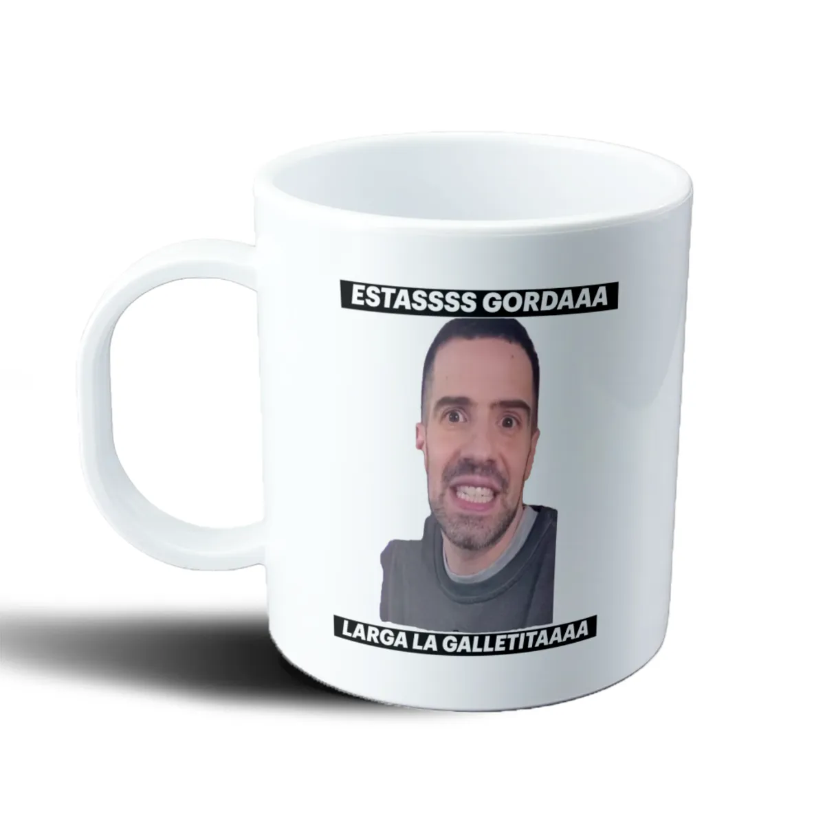 Taza de Plástico Martin Cirio Estasss Gordaaa Larga la Galletitaaaa - vista 2
