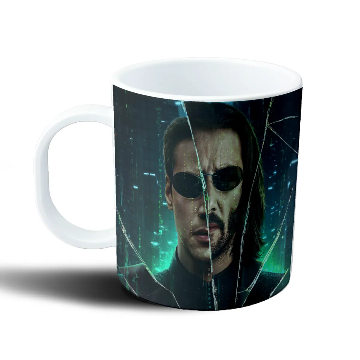 Taza de Plástico Matrix Neo Vidrio Roto - vista 2