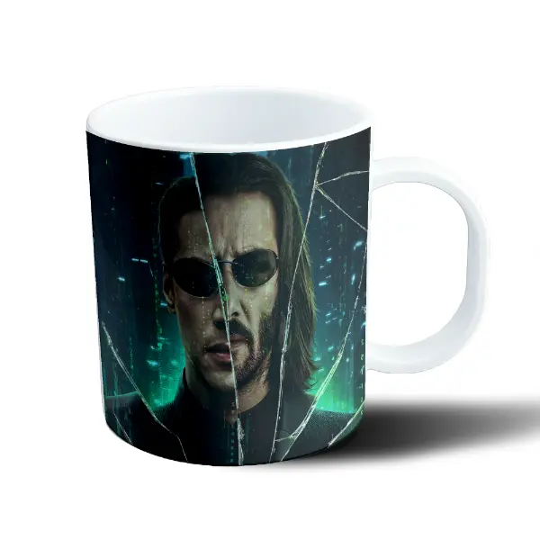 Taza de Plástico Matrix Neo Vidrio Roto