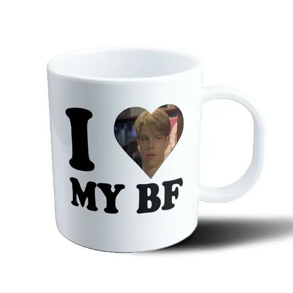 Taza de Plástico Matt Damon I Love My BF