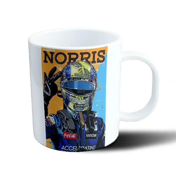 Taza de Plástico McLaren Lando Norris Accelerating