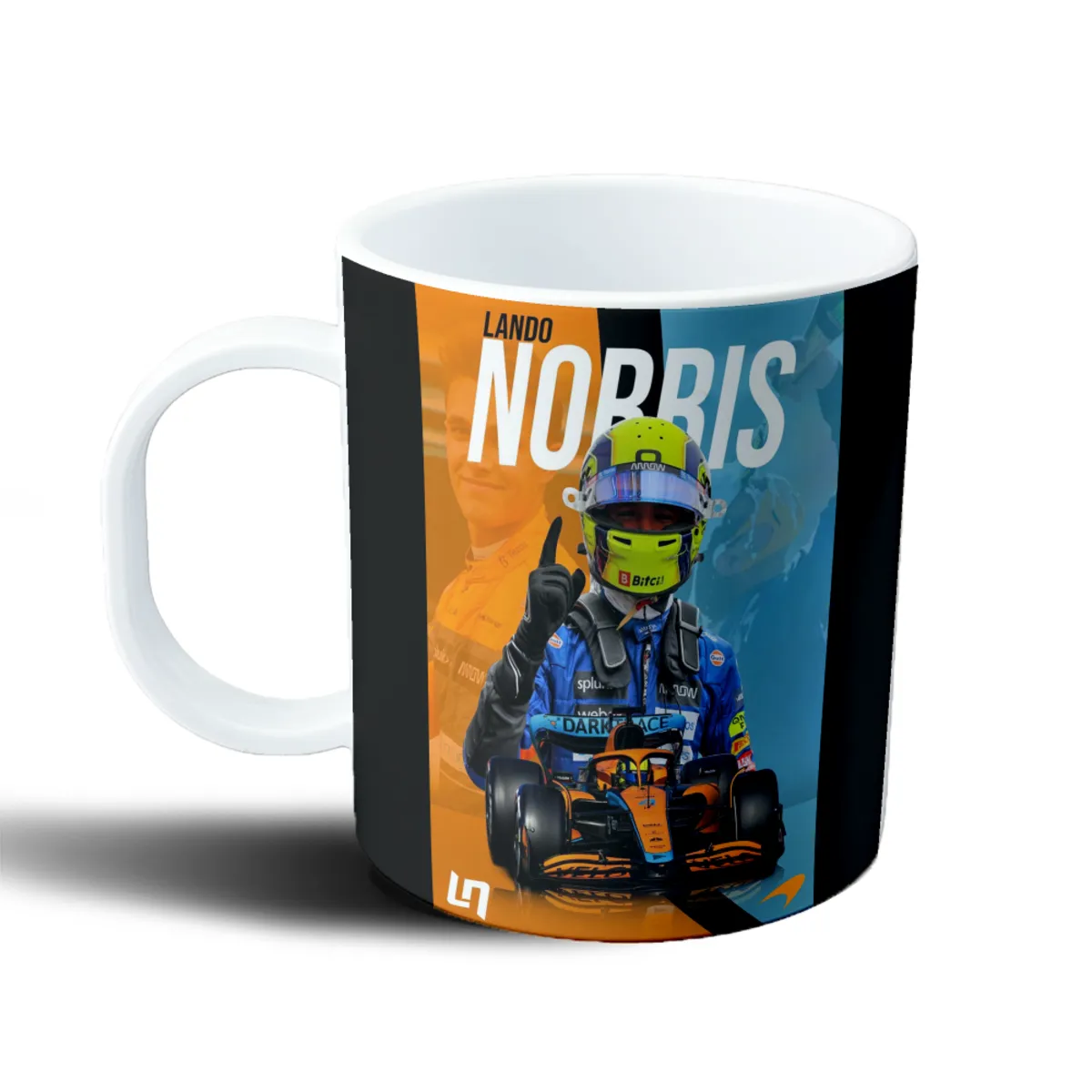 Taza de Plástico McLaren Lando Norris Fórmula 1 - vista 2