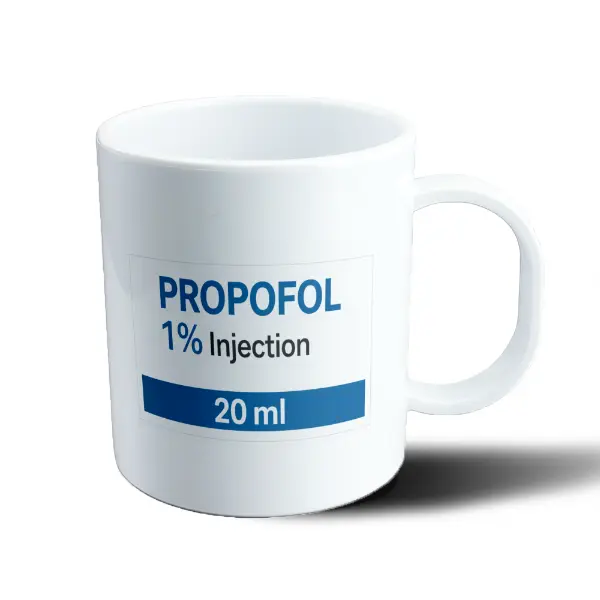 Taza de Plástico Propofol 1% Injection 20 ml
