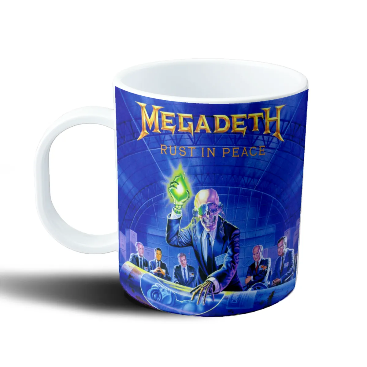 Taza de Plástico Megadeth Rust in Peace Esqueleto - vista 2