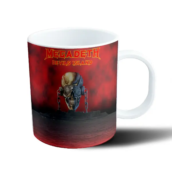 Taza de Plástico Megadeth Devils Island