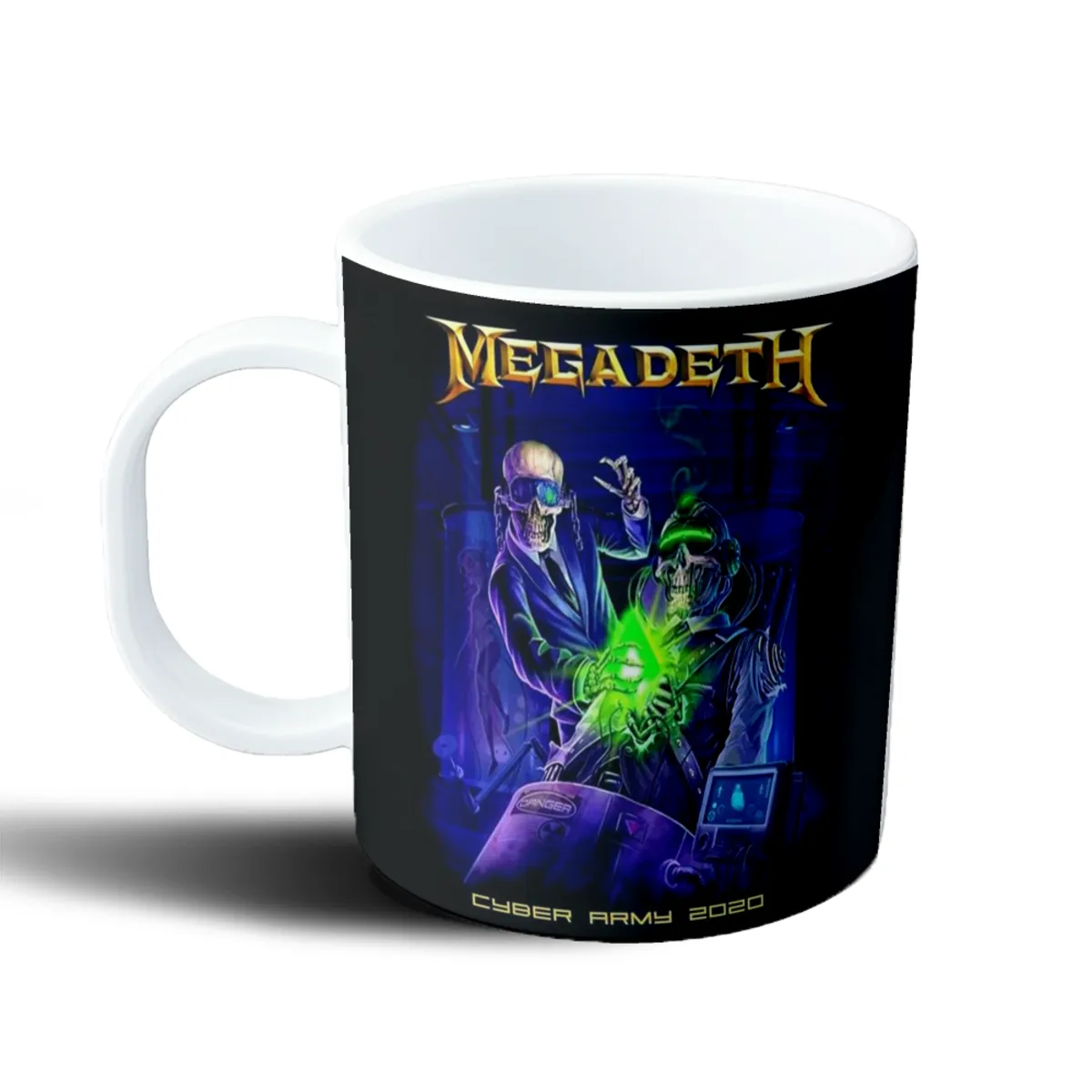 Taza de Plástico Megadeth Cyber Army 2020 - vista 2