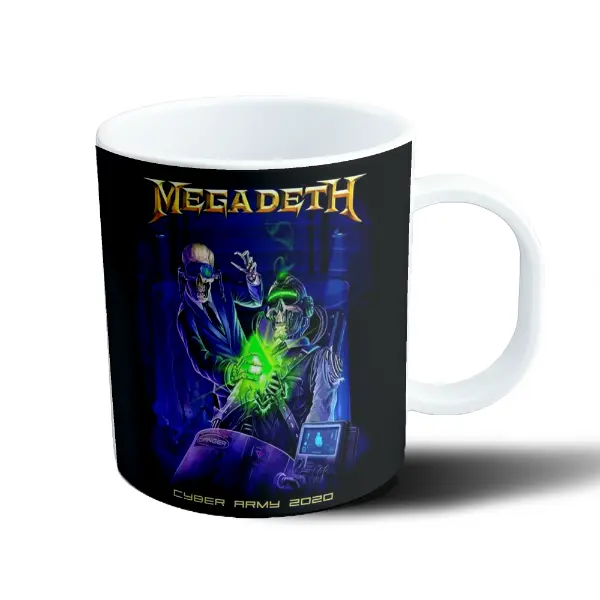 Taza de Plástico Megadeth Cyber Army 2020