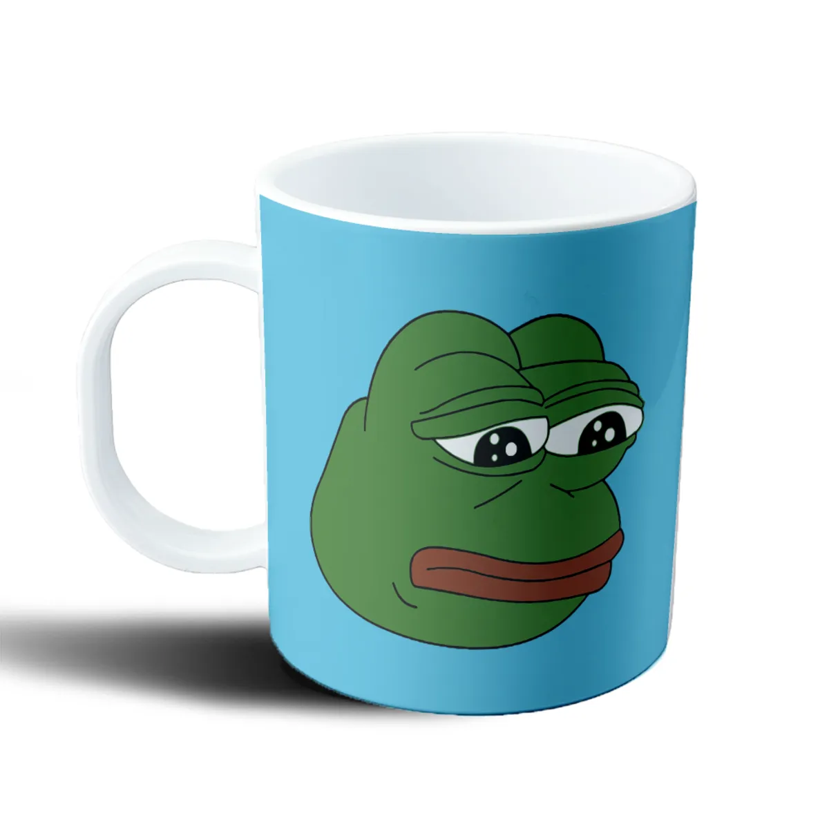 Taza de Plástico Sad Pepe Meme - vista 2