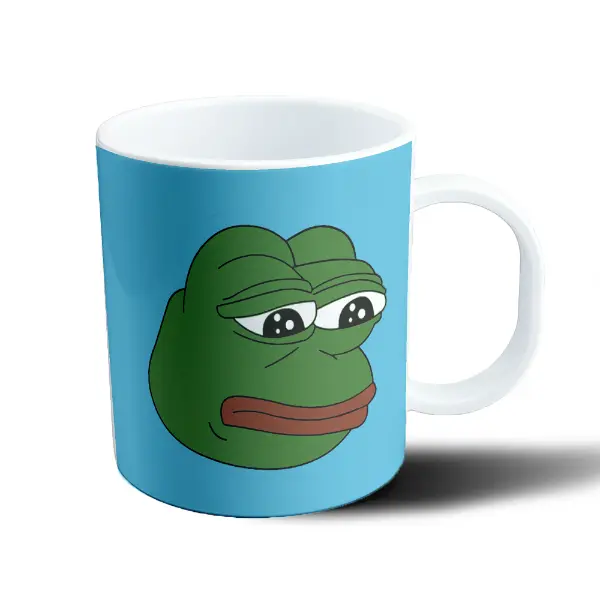 Taza de Plástico Sad Pepe Meme