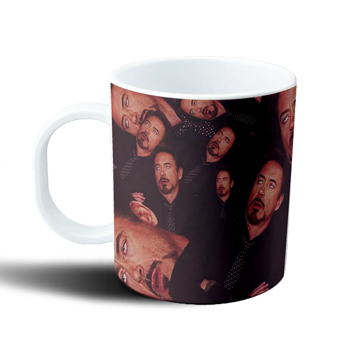 Taza de Plástico Marvel Tony Stark Meme Cara de Aburrido - vista 2