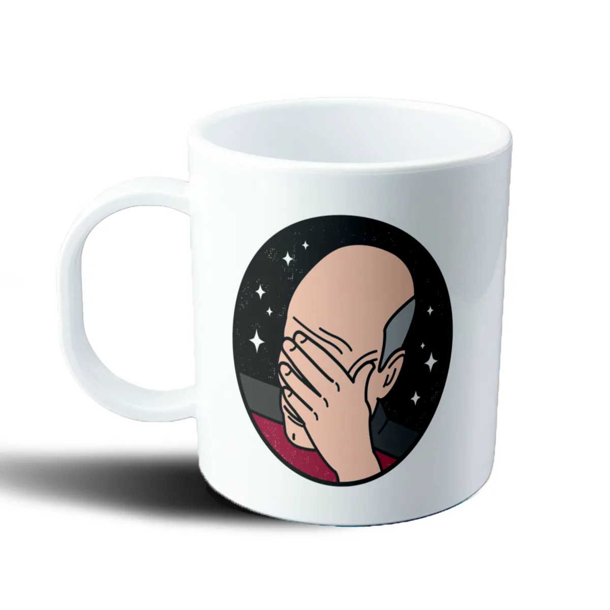 Taza de Plástico Star Trek Picard Face Palm - vista 2