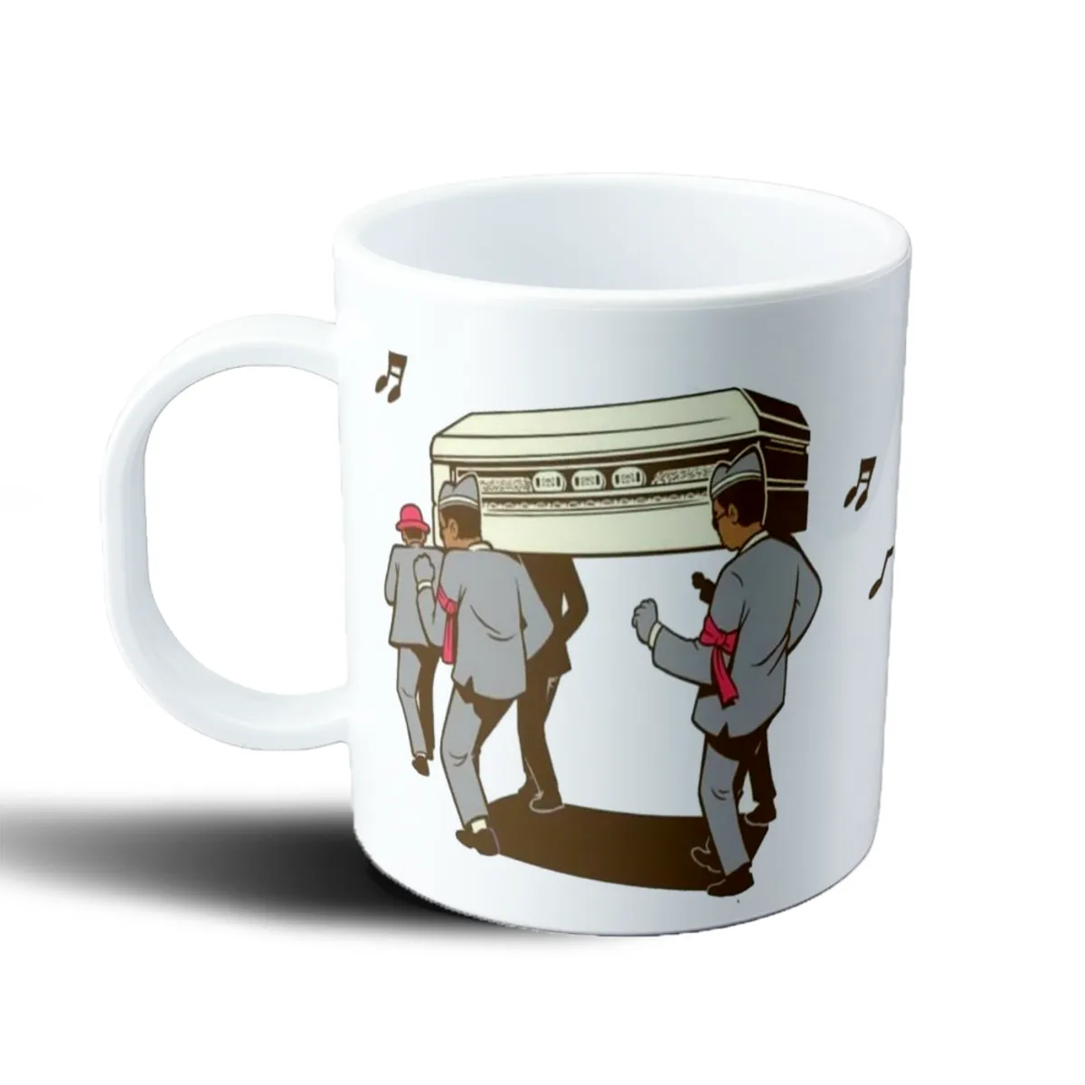 Taza de Plástico Meme Coffin Dance Cargadores de Ataúd - vista 2