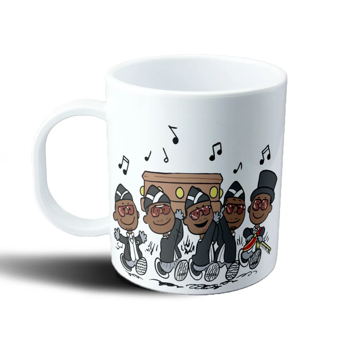 Taza de Plástico Coffin Dance Ataúd Bailando Meme - vista 2