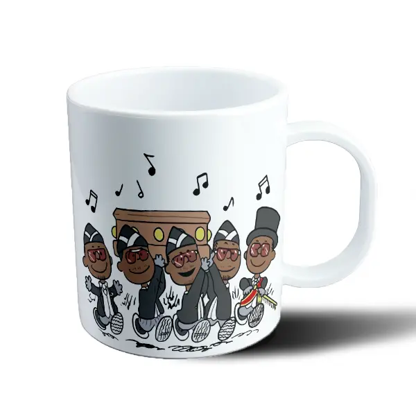 Taza de Plástico Coffin Dance Ataúd Bailando Meme