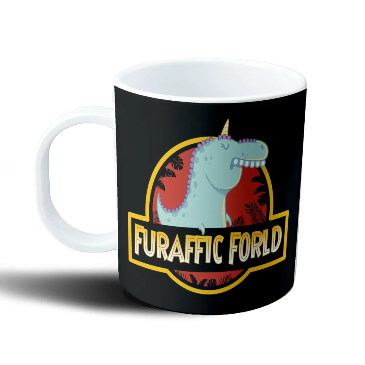 Taza de Plástico Dinosaurio Unicornio Furaffic Forld - vista 2