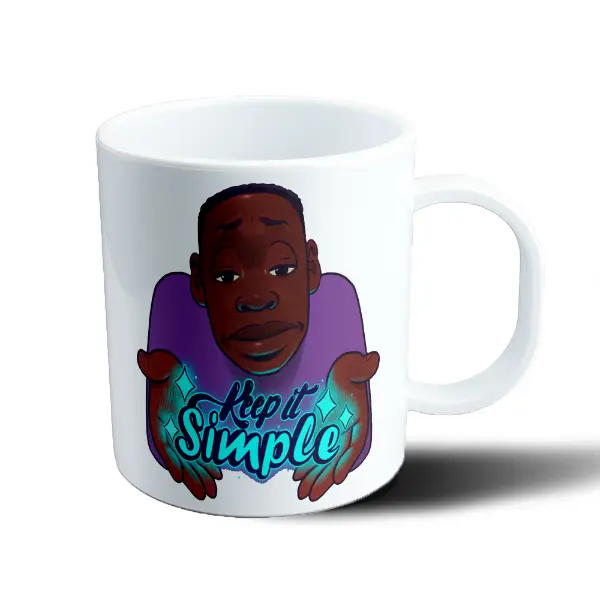 Taza de Plástico Keep it Simple Meme