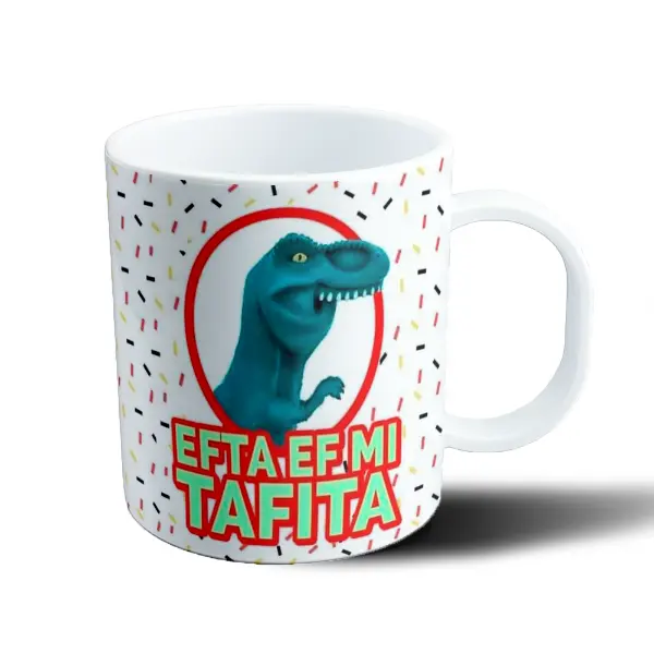 Taza de Plástico Efta Efmi Tafita Dinosaurio