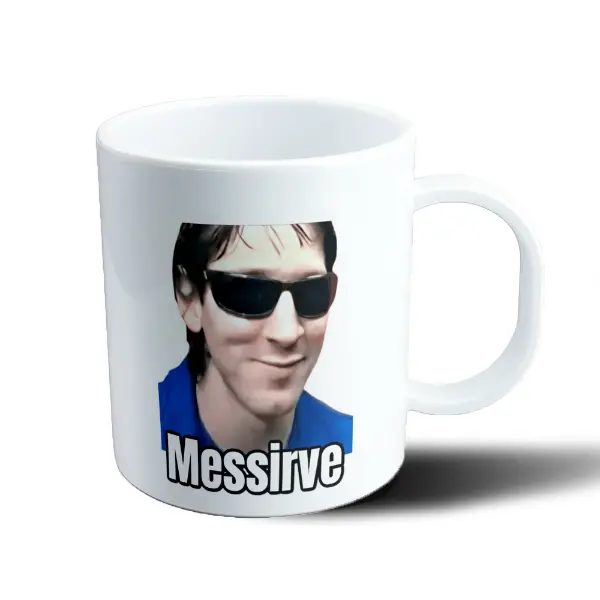 Taza de Plástico Messirve Meme Lentes de Sol
