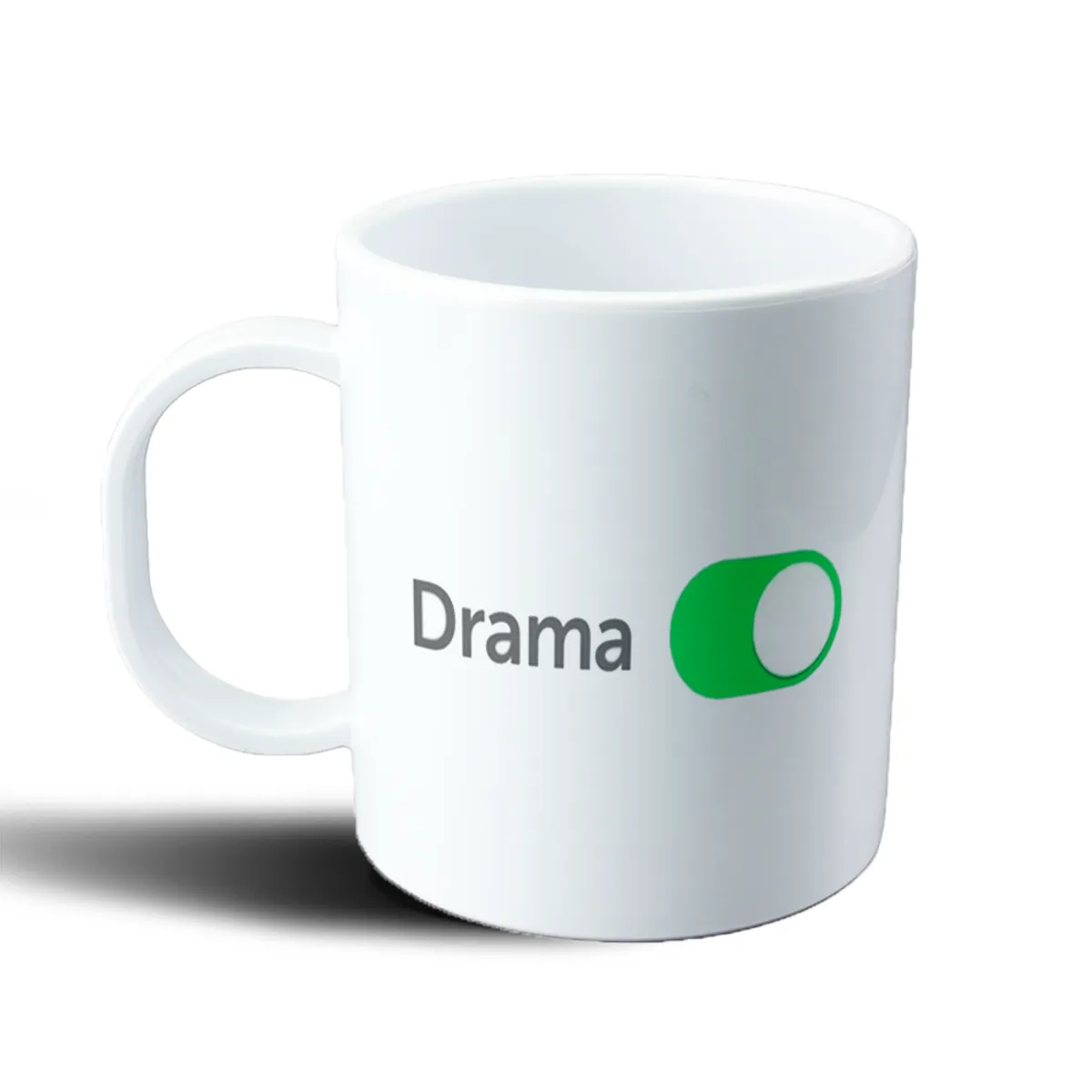 Taza de Plástico Drama On Meme - vista 2