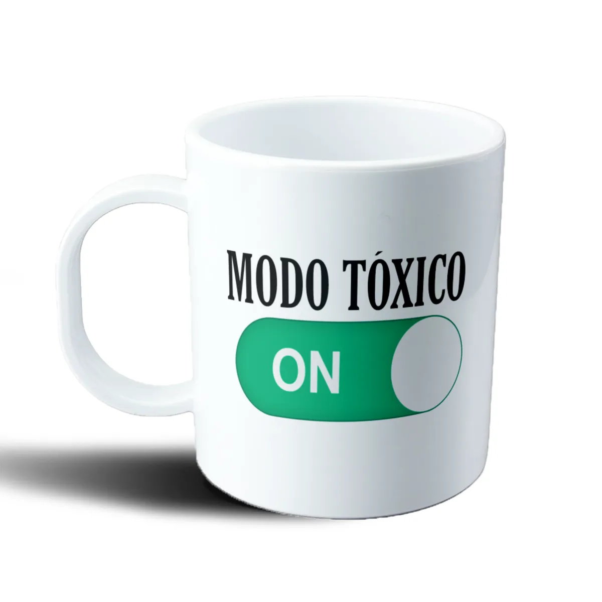 Taza de Plástico Modo Tóxico ON - vista 2