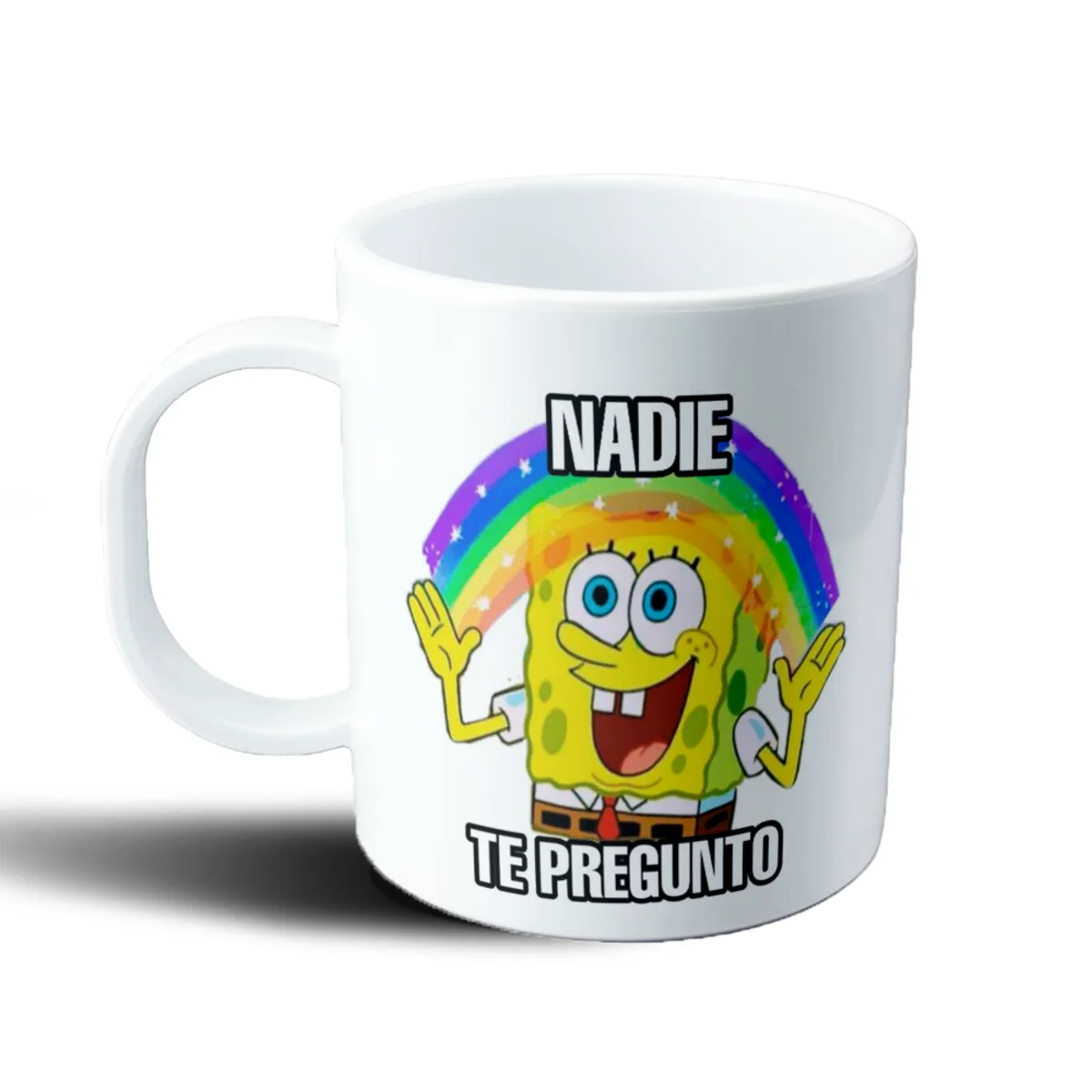 Taza de Plástico Bob Esponja Nadie Te Pregunto - vista 2