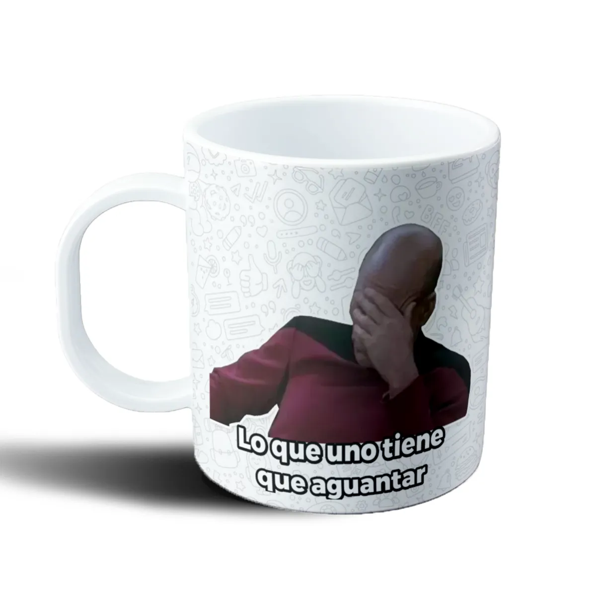 Taza de Plástico Star Trek Picard Lo que uno tiene que aguantar - vista 2