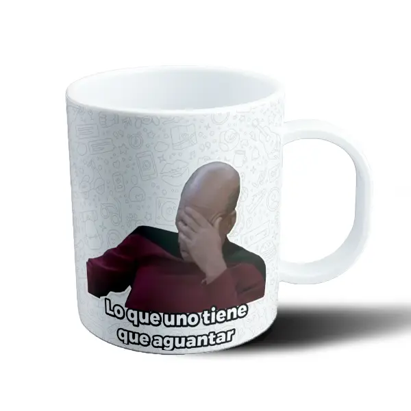 Taza de Plástico Star Trek Picard Lo que uno tiene que aguantar