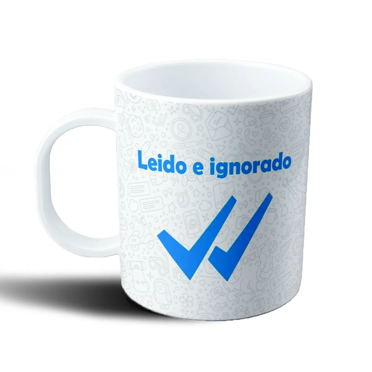 Taza de Plástico Leido e ignorado - vista 2