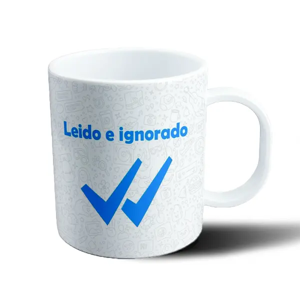 Taza de Plástico Leido e ignorado
