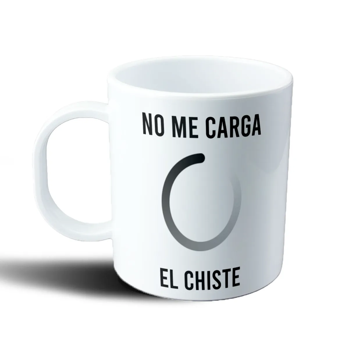 Taza de Plástico No me carga el chiste - vista 2