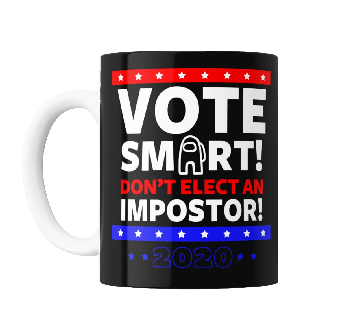 Taza de Cerámica Among Us Vote Smart Don't Elect an Impostor - vista 2