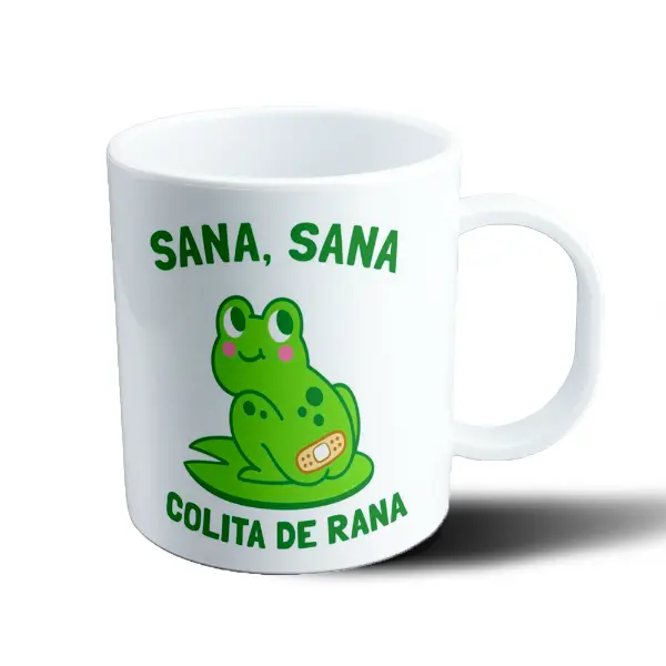 Taza de Plástico Sana Sana Colita de Rana