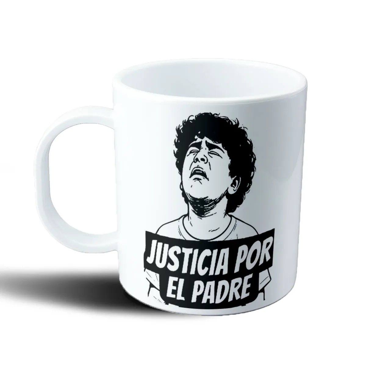 Taza de Plástico Meme Justicia por el Padre - vista 2