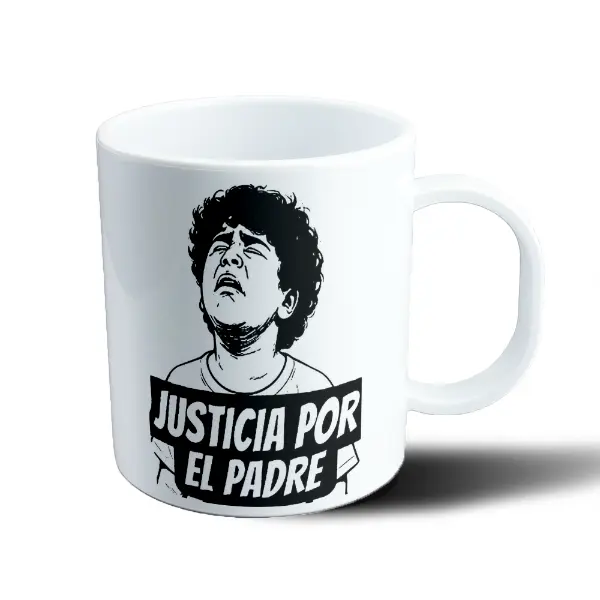 Taza de Plástico Meme Justicia por el Padre