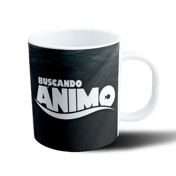 Taza de Plástico Buscando Ánimo