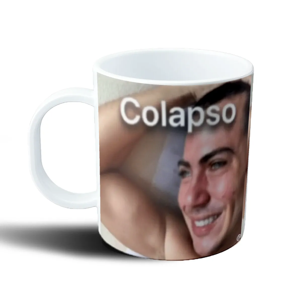 Taza de Plástico Meme Colapso - vista 2