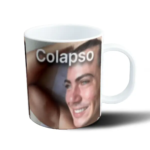 Taza de Plástico Meme Colapso