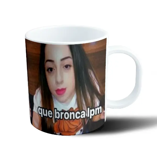 Taza de Plástico Meme Que Bronca LPM