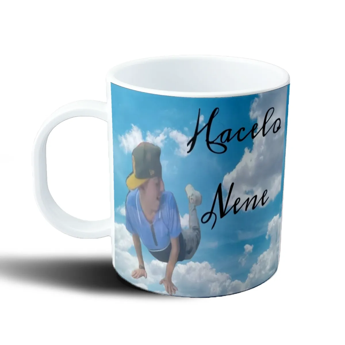 Taza de Plástico Meme Hacelo Nene en el Cielo - vista 2